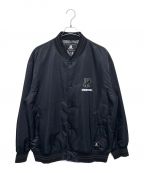 NEIGHBORHOOD×UNDEFEATEDネイバーフッド×アンディフィーテッド）の古着「NHUF Ｎ-JKT/スタジアムジャケット」｜ブラック