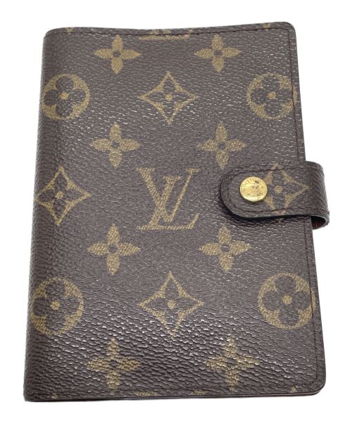 LOUIS VUITTON（ルイ ヴィトン）LOUIS VUITTON (ルイ ヴィトン) アジェンダPM/モノグラム手帳カバー ブラウン サイズ:なしの古着・服飾アイテム