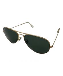 RAY-BAN（レイバン）の古着「AVIATOR CLASSICサングラス」｜ゴールドカラー×カーキ