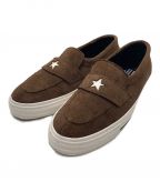 CONVERSE ADDICTコンバース アディクト）の古着「ONE STAR LOAFER ワンスター ローファー  スニーカー」｜ブラウン