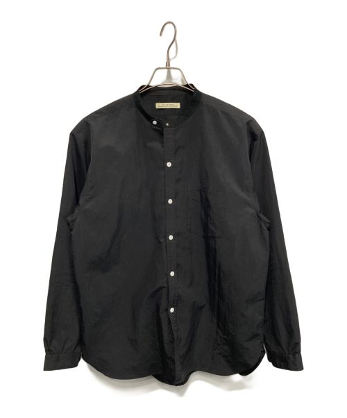 OLD JOE & Co.（オールドジョー）OLD JOE & Co. (オールドジョー) STUD BUTTON BAND COLLAR SHIRTS ブラック サイズ:15 1/2の古着・服飾アイテム