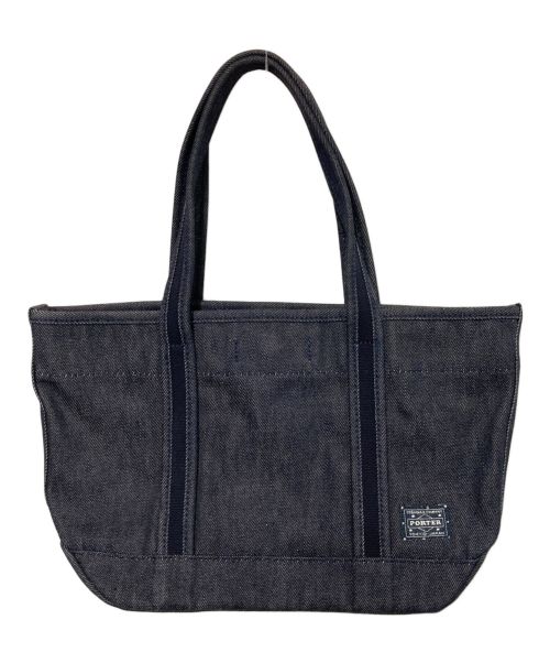 PORTER（ポーター）PORTER (ポーター) BOYFRIEND TOTE DENIM インディゴ サイズ:なしの古着・服飾アイテム