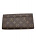 LOUIS VUITTON (ルイ ヴィトン) 長財布 / ポルトフォイユ・サラ / モノグラム / M60531  ブラウン サイズ:なし：27000円