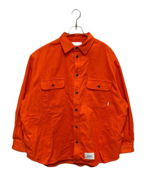 WTAPS（ダブルタップス）WTAPS (ダブルタップス) WCPO / LS / COTTON. CORDUROY オレンジ サイズ:4の古着・服飾アイテム