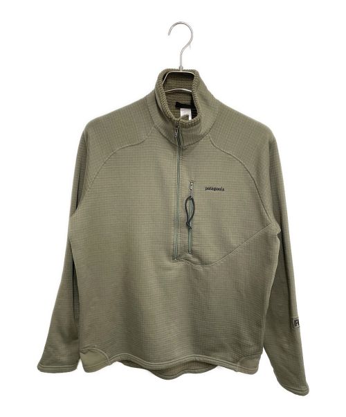 Patagonia（パタゴニア）Patagonia (パタゴニア) MARS R1 Flash 1/4 Zip Pullover オリーブ サイズ:Mの古着・服飾アイテム