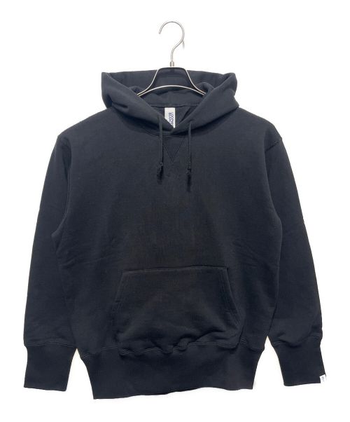 LOOPWHEELER（ループウィラー）LOOPWHEELER (ループウィラー) BEAMS PLUS (ビームスプラス) Super Heavy Weight Sweat Pullover Hoodie ブラック サイズ:Mの古着・服飾アイテム