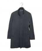 TETE HOMMEテット オム）の古着「Cashmere Beaver Stand Collar Coat」｜グレー