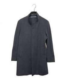 TETE HOMME（テット オム）の古着「Cashmere Beaver Stand Collar Coat」｜グレー