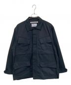 WHITE MOUNTAINEERINGホワイトマウンテ二アニング）の古着「BDU SHIRT JACKET」｜ブラック