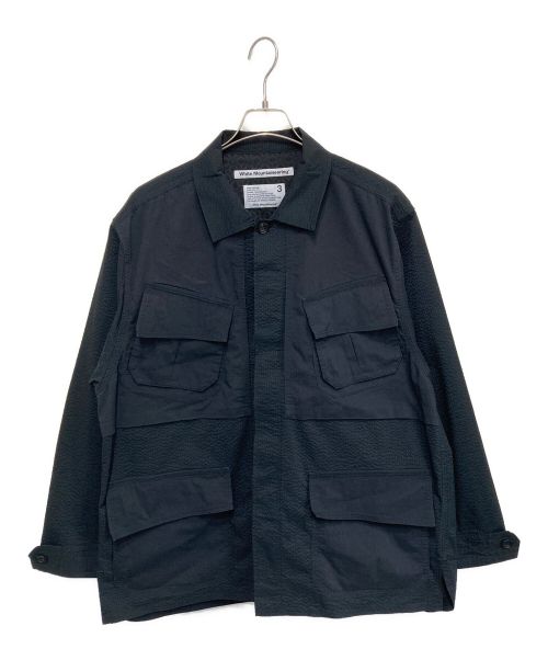 WHITE MOUNTAINEERING（ホワイトマウンテ二アニング）WHITE MOUNTAINEERING (ホワイトマウンテ二アニング) BDU SHIRT JACKET ブラック サイズ:3の古着・服飾アイテム