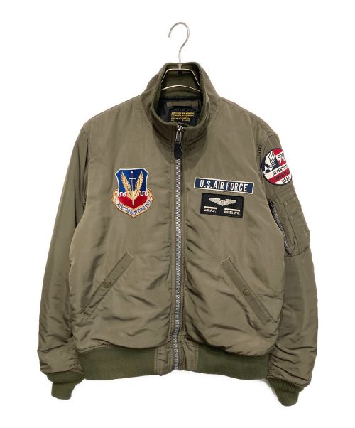 AVIREX（アヴィレックス）AVIREX (アヴィレックス) 70th ANNIVERSARY TYPE MA－1 JACKET オリーブ サイズ:XLの古着・服飾アイテム