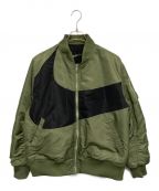 NIKEナイキ）の古着「AS M NSW SYNFL SWOOSH BOMBER」｜オリーブ