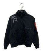 AVIREXアヴィレックス）の古着「REMODEL DESIGN STAND ZIP SWEAT」｜ブラック