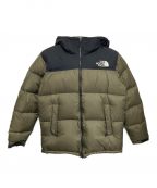 THE NORTH FACEザ ノース フェイス）の古着「Nuptse Hoodie / ヌプシフーディー / ND92041R」｜オリーブ×ブラック