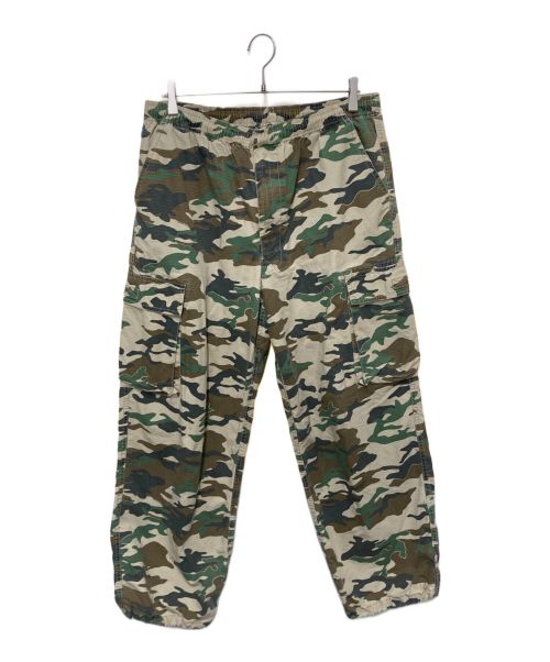 BEAMS（ビームス）BEAMS (ビームス) FUTURE ARCHIVE / CAMO 6PKT CARGO ベージュ×グリーン サイズ:Lの古着・服飾アイテム