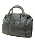 PORTERポーター）の古着「TANKER BOSTON BAG」｜カーキ