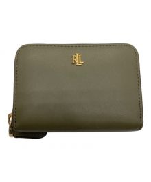 LAUREN RALPH LAUREN（ローレンラルフローレン）の古着「SMALL ZIP AROUND WALLET」｜グリーン