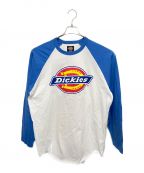 Dickies×SUPREMEディッキーズ×シュプリーム）の古着「Raglan L/S Top」｜ブルー×ホワイト