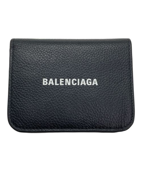 BALENCIAGA（バレンシアガ）BALENCIAGA (バレンシアガ) 2つ折り財布 ブラックの古着・服飾アイテム