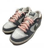 NIKE SB×堀米雄斗ナイキエスビー×）の古着「DUNK LOW PRO QS(ダンクロープロQS)」｜グレー×ピンク