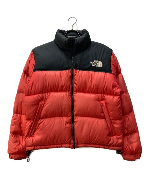 THE NORTH FACE（ザ ノース フェイス）THE NORTH FACE (ザ ノース フェイス) ヌプシダウンジャケット レッド×ブラック サイズ:不明の古着・服飾アイテム