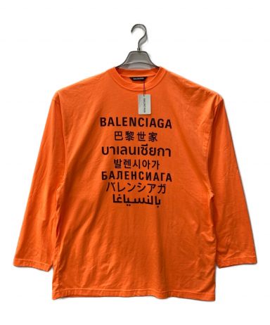 [中古]BALENCIAGA(バレンシアガ)のメンズ トップス ロングスリーブランゲージTシャツ