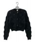 6(ROKU) BEAUTY&YOUTH（ロク ビューティーアンドユース）の古着「LILY YARN SUKASHI CARDIGAN」｜ブラック