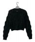 6(ROKU) BEAUTY&YOUTH (ロク ビューティーアンドユース) LILY YARN SUKASHI CARDIGAN ブラック サイズ:表記なし：12800円