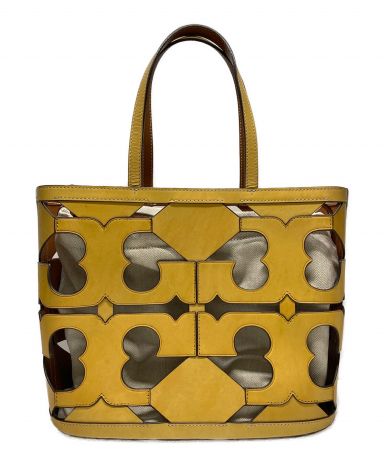 [中古]TORY BURCH(トリーバーチ)のレディース バッグ カットアウトロゴトートバッグ