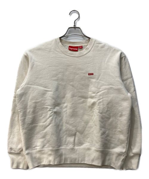 SUPREME（シュプリーム）Supreme (シュプリーム) supreme small box logo crewneck アイボリー サイズ:Sの古着・服飾アイテム