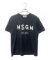 MSGM（エムエスジーエム）の古着「ロゴプリントTシャツ 2000MM510」｜ブラック