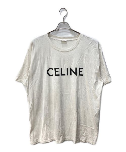 CELINE（セリーヌ）CELINE (セリーヌ) ルーズ Tシャツ ホワイト サイズ:XXLの古着・服飾アイテム