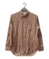 BURBERRY LONDON（バーバリー ロンドン）の古着「Burberry Monogram Print Silk Oversized Shirt 8016683」｜Vermilllion Red