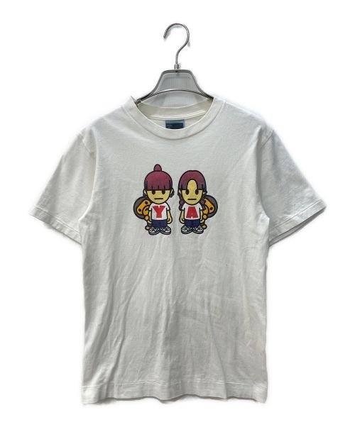 A BATHING APE（アベイシングエイプ）A BATHING APE (アベイシングエイプ) PUFFY (パフィー) プリントTシャツ ホワイト サイズ:XLの古着・服飾アイテム