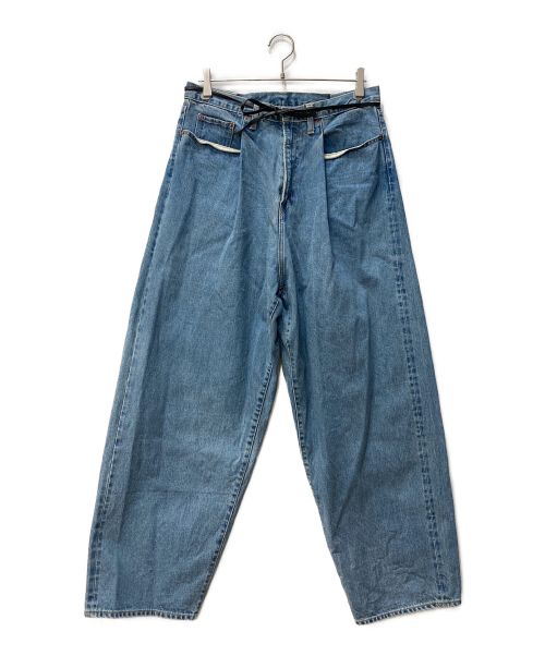 stein（シュタイン）stein (シュタイン) Vintage Reproduction Wide Tuck Denim Jeans ST.517 インディゴ サイズ:Lの古着・服飾アイテム