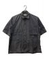 YOKE（ヨーク）の古着「シャツ HAND STRIPE PRINT SHIRT YK22SS0327SH」｜ブラック