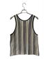 SUPREME (シュプリーム) タンクトップ　Knit Stripe Tank Top　19SS ベージュ サイズ:M：8000円