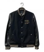 BURBERRY BLACK LABELバーバリーブラックレーベル）の古着「スタジャン  D1F21-821-09」｜ブラック