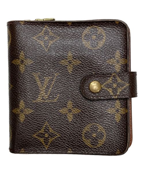 LOUIS VUITTON（ルイ ヴィトン）LOUIS VUITTON (ルイ ヴィトン) 2つ折り財布  モノグラム  コンパクトジップ  M61667  MI1012の古着・服飾アイテム