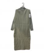 Ameriアメリ）の古着「4WAY MUFFLER LAYERED KNIT　01020120661」｜グリーン