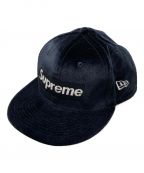 SUPREME×New Eraシュプリーム×ニューエラ）の古着「Velour Box Logoキャップ　SUPPTL030　22AW」