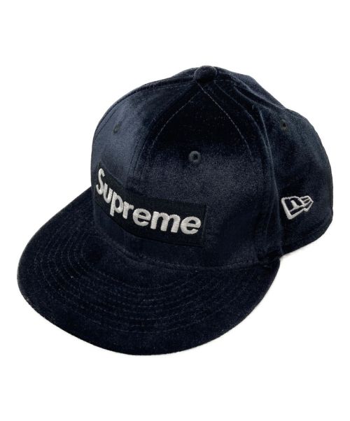 SUPREME（シュプリーム）SUPREME (シュプリーム) New Era (ニューエラ) Velour Box Logoキャップ　SUPPTL030　22AW サイズ:7　3/8の古着・服飾アイテム