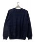 EMPORIO ARMANI (エンポリオアルマーニ) リブニット ネイビー サイズ:XXL：4800円