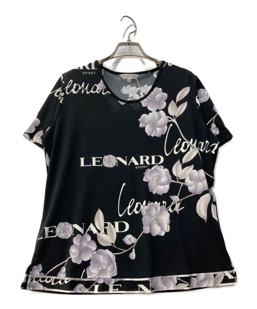 LEONARD SPORT（レオナール スポーツ）LEONARD SPORT (レオナール スポーツ) 半袖ブラウス 0538444 ブラック サイズ:44の古着・服飾アイテム