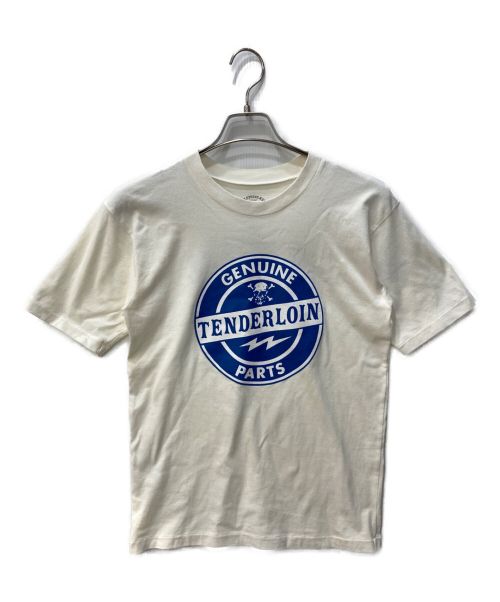 TENDERLOIN（テンダーロイン）TENDERLOIN (テンダーロイン) スカルプリントTシャツ ホワイト サイズ:Sの古着・服飾アイテム