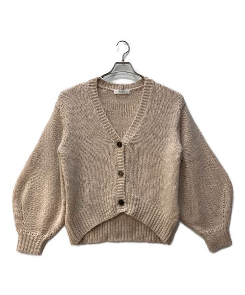 HER LIP TO（ハーリップトゥ）HER LIP TO (ハーリップトゥ) Essential mohair blend cardigan 1223206057 ベージュ サイズ:Мの古着・服飾アイテム