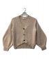 HER LIP TO（ハーリップトゥ）の古着「Essential mohair blend cardigan 1223206057」｜ベージュ