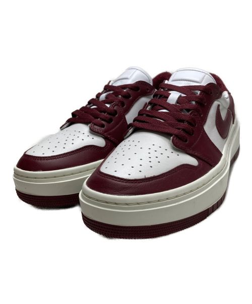 NIKE（ナイキ）NIKE (ナイキ) WMNS Air Jordan 1ELEVATE LOW DH7004-161 ホワイト×ボルドー サイズ:27.5cmの古着・服飾アイテム