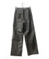 MAISON SPECIAL (メゾンスペシャル) Washed Vegan Leather Wide Straight Pants 21232465103 ブラック サイズ:38：7000円