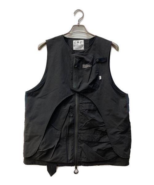 CMF OUTDOOR GARMENT（コンフィーアウトドアガーメント）CMF OUTDOOR GARMENT (シーエムエフ アウトドアガーメント) OVERLAY VEST ブラック サイズ:表記なしの古着・服飾アイテム